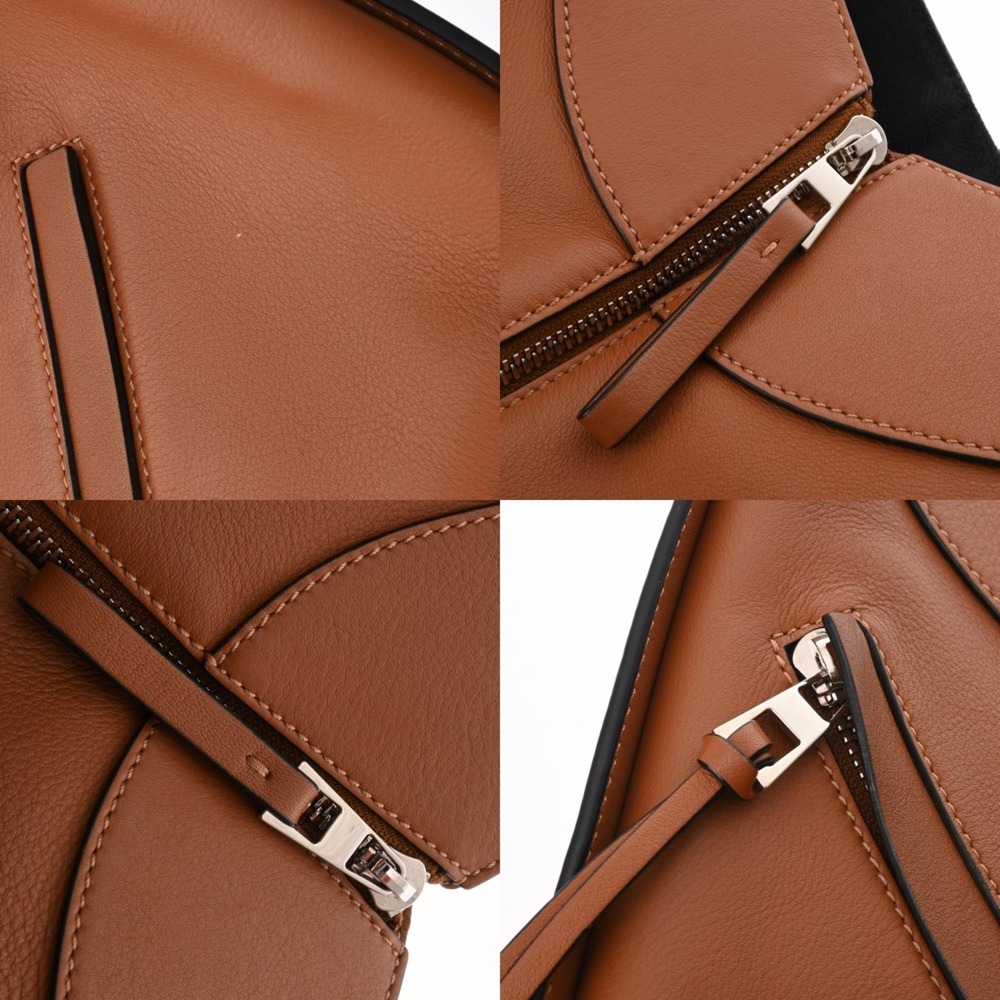 LOEWE Hammock Small Tan 387.30.S35 Women's Calfskin Handbag A Rank Used Ginzo - Picture 9 of 11